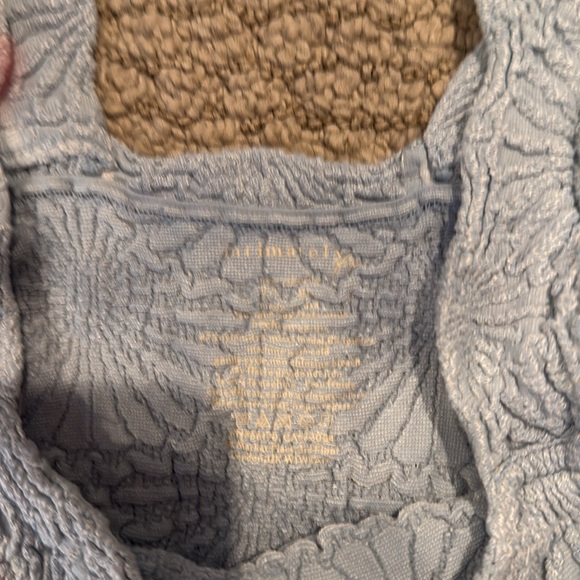 Free people intimately tank in powder blue. Size M/L - Picture 2 of 4